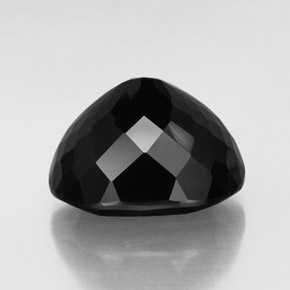 Tormalina naturale nero da 24,64 ct, taglio ovale, opaco