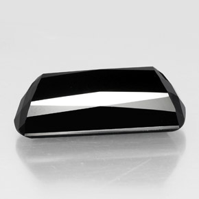 Tormalina naturale nero da 34,12 ct, forma fantasia, opaco