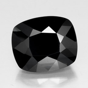 Tormalina schorl naturale da 22,46 ct, taglio a cuscino, opaco