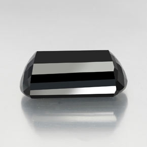 Tormalina naturale nero da 40,88 ct, forma fantasia, opaco