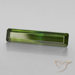 Tormalina Medium Light Green naturale da 2.57 ct, Ottagonale / Taglio smeraldo, VVS-VS