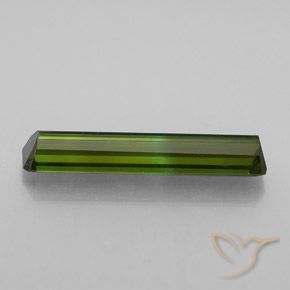 Tormalina Medium Light Green naturale da 2.57 ct, Ottagonale / Taglio smeraldo, VVS-VS