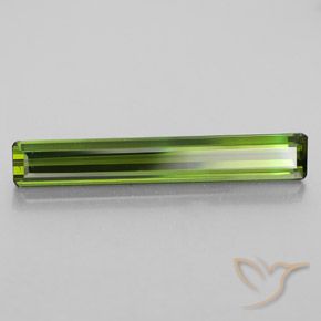 Tormalina Verde terroso naturale da 2.52 ct, Ottagonale / Taglio smeraldo, VVS-VS