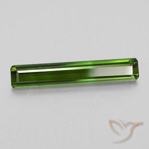 Tormalina Verde terroso naturale da 2.29 ct, Ottagonale / Taglio smeraldo, VVS