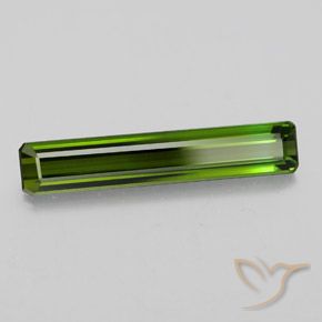 Tormalina Verde scuro naturale da 2.34 ct, Ottagonale / Taglio smeraldo, VVS