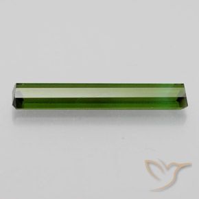 Tormalina Verde scuro naturale da 2.34 ct, Ottagonale / Taglio smeraldo, VVS