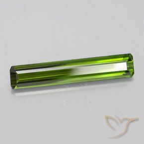 Tormalina Verde terroso naturale da 2.14 ct, Ottagonale / Taglio smeraldo, VVS