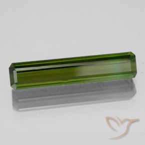 Tormalina Verde terroso naturale da 2.83 ct, Ottagonale / Taglio smeraldo, VS