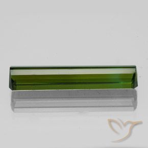 Tormalina Verde terroso naturale da 2.83 ct, Ottagonale / Taglio smeraldo, VS