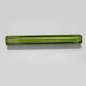 Tormalina naturale verde da 2,65 ct, taglio smeraldo, VVS-VS