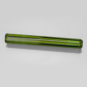 Tormalina naturale verde da 2,65 ct, taglio smeraldo, VVS-VS