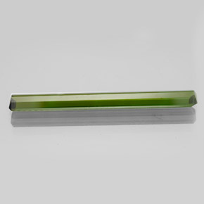 Tormalina naturale verde da 2,65 ct, taglio smeraldo, VVS-VS