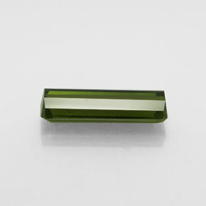 Tormalina naturale verde da 2,25 ct, taglio smeraldo, VVS