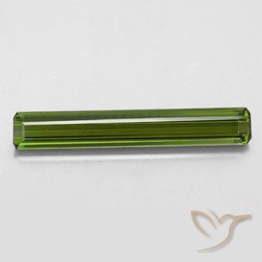 2.32ct Naturale Verde scuro Tormalina, Taglio smeraldo, VVS