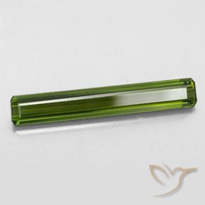 Tormalina Verde scuro naturale da 2.32 ct, Ottagonale / Taglio smeraldo, VVS