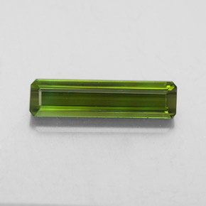 Tormalina naturale verde da 2,04 ct, taglio smeraldo, VVS-VS