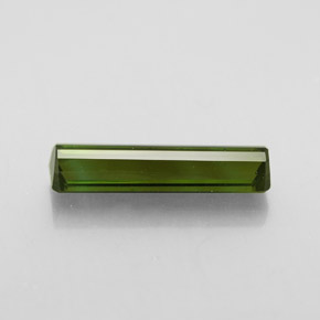 Tormalina naturale verde da 2,04 ct, taglio smeraldo, VVS-VS