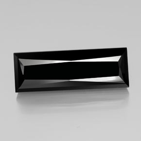 Tormalina Schorl naturale da 48.28 ct, Taglio a baguette, Opaco