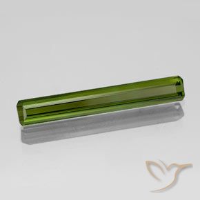 Tormalina Verde medio-scuro naturale da 1.65 ct, Ottagonale / Taglio smeraldo, VVS