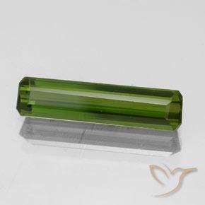 Tormalina Verde giallastro naturale da 1.17 ct, Ottagonale / Taglio smeraldo, VVS