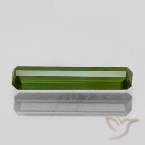 Tormalina Verde giallastro naturale da 1.17 ct, Ottagonale / Taglio smeraldo, VVS