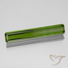 Tormalina Verde scuro naturale da 1.51 ct, Ottagonale / Taglio smeraldo, VVS-VS