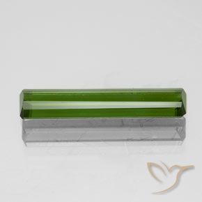 Tormalina Verde scuro naturale da 1.43 ct, Ottagonale / Taglio smeraldo, VVS-VS