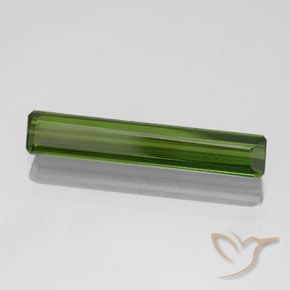 Tormalina Verde foresta naturale da 1.70 ct, Ottagonale / Taglio smeraldo, VVS