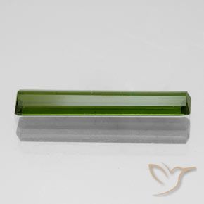 Tormalina Verde foresta naturale da 1.70 ct, Ottagonale / Taglio smeraldo, VVS