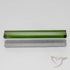 Tormalina Verde terroso naturale da 1.59 ct, Ottagonale / Taglio smeraldo, VVS