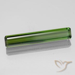 Tormalina Alghe Verdi naturale da 1.38 ct, Ottagonale / Taglio smeraldo, VVS-VS