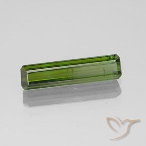 Tormalina Verde foresta naturale da 1.45 ct, Ottagonale / Taglio smeraldo, SI