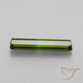 Tormalina Verde scuro naturale da 1.20 ct, Ottagonale / Taglio smeraldo, VS-SI