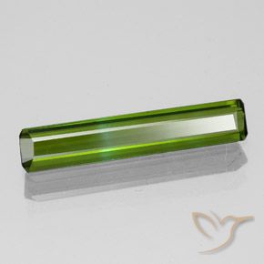 Tormalina Verde scuro naturale da 1.16 ct, Ottagonale / Taglio smeraldo, VVS-VS