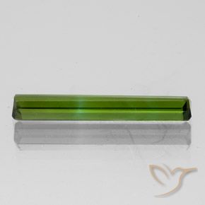 Tormalina Verde scuro naturale da 1.16 ct, Ottagonale / Taglio smeraldo, VVS-VS