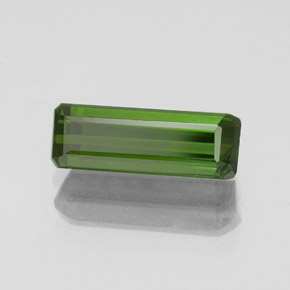 Tormalina Verde terroso naturale da 1.43 ct, Taglio smeraldo, SI
