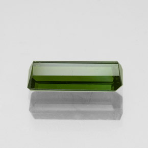 Tormalina Verde terroso naturale da 1.43 ct, Taglio smeraldo, SI