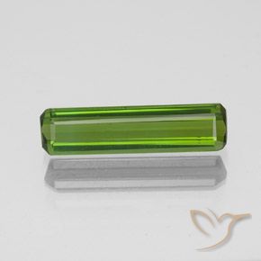 1.10ct Naturale Verde scuro Tormalina, Taglio smeraldo, VS
