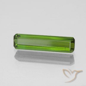 Tormalina Verde scuro naturale da 1.10 ct, Ottagonale / Taglio smeraldo, VS