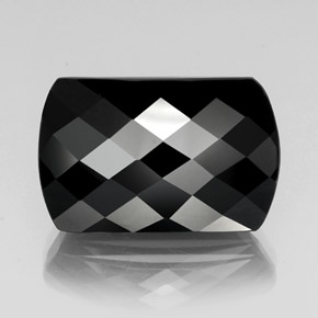 Tormalina naturale nero da 32,06 ct, forma fantasia, opaco
