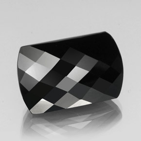 Tormalina naturale nero da 32,06 ct, forma fantasia, opaco