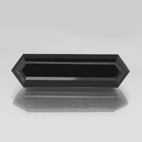 Tormalina naturale nero da 45,45 ct, forma fantasia, opaco