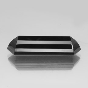 Tormalina naturale nero da 45,45 ct, forma fantasia, opaco
