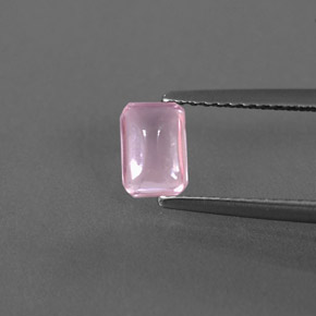 Tormalina naturale rosa da 0,57 ct, trasparente, trasparente/traslucido