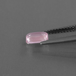Tormalina naturale rosa da 0,57 ct, trasparente, trasparente/traslucido