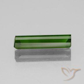 Tormalina Verde scuro naturale da 1.47 ct, Ottagonale / Taglio smeraldo, VS
