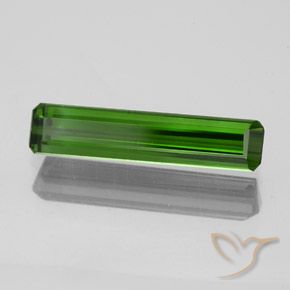 Tormalina Verde medio-scuro naturale da 1.73 ct, Ottagonale / Taglio smeraldo, VS