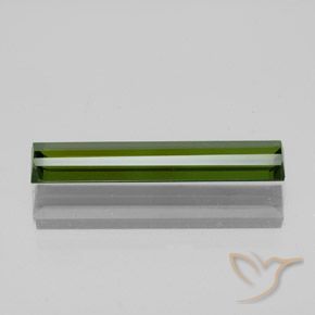 Tormalina Verde medio naturale da 1.64 ct, Ottagonale / Taglio smeraldo, VVS-VS