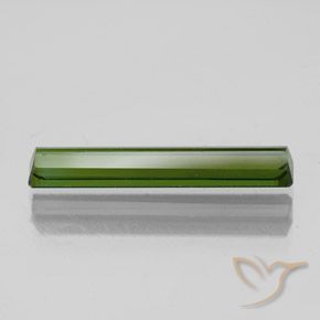 Tormalina Verde scuro naturale da 1.47 ct, Ottagonale / Taglio smeraldo, VVS-VS