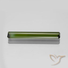 Tormalina Verde medio-scuro naturale da 1.96 ct, Ottagonale / Taglio smeraldo, VVS-VS